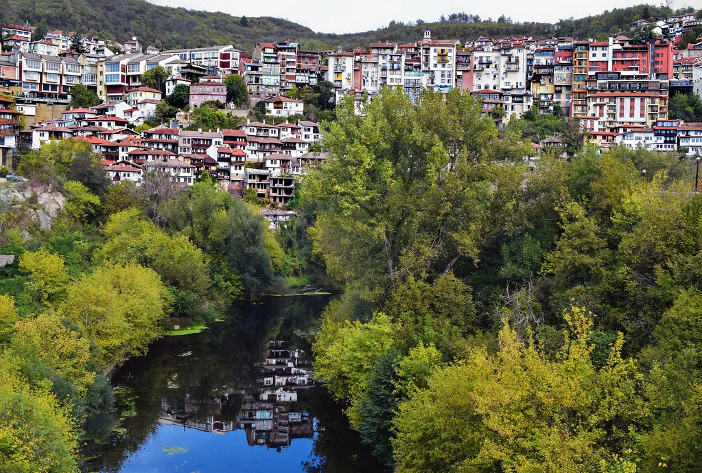 View of Veliko Tarnovo in Veliko Tarnovo, Bulgaria