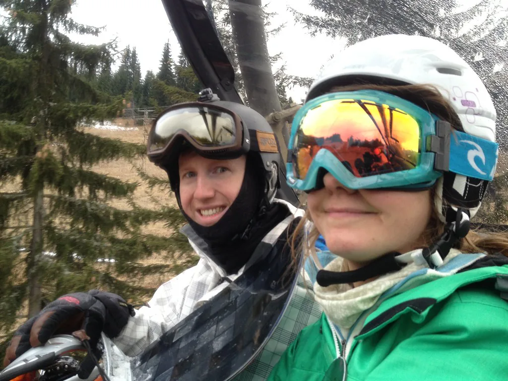 Snowboarding in Pamporovo, Bulgaria in Pamporovo, Bulgaria